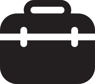 Web ve Grafiksel Tasarım için Minimalist Torba Simgesi Tasarım Biçimi Siyah ve Beyaz PNG