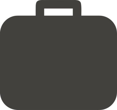 Web ve Grafiksel Tasarım için Minimalist Torba Simgesi Tasarım Biçimi Siyah ve Beyaz PNG