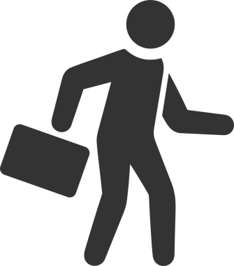 Web ve Grafiksel Tasarım için Minimalist Torba Simgesi Tasarım Biçimi Siyah ve Beyaz PNG