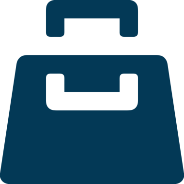 Web ve Grafiksel Tasarım için Minimalist Torba Simgesi Tasarım Biçimi Siyah ve Beyaz PNG