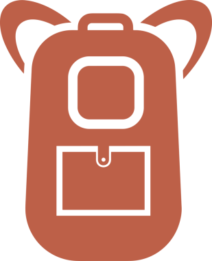 Web ve Grafiksel Tasarım için Minimalist Torba Simgesi Tasarım Biçimi Siyah ve Beyaz PNG