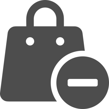 Web ve Grafiksel Tasarım için Minimalist Torba Simgesi Tasarım Biçimi Siyah ve Beyaz PNG