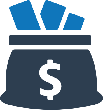 Web ve Grafiksel Tasarım için Minimalist Torba Simgesi Tasarım Biçimi Siyah ve Beyaz PNG