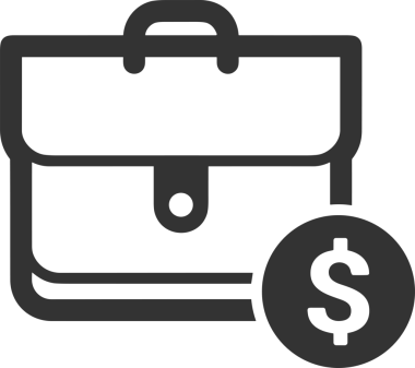 Web ve Grafiksel Tasarım için Minimalist Torba Simgesi Tasarım Biçimi Siyah ve Beyaz PNG