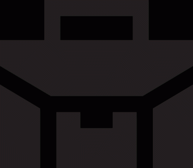 Web ve Grafiksel Tasarım için Minimalist Torba Simgesi Tasarım Biçimi Siyah ve Beyaz PNG