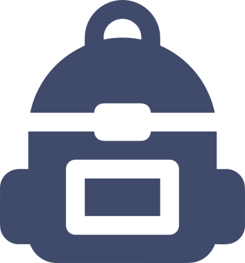 Web ve Grafiksel Tasarım için Minimalist Torba Simgesi Tasarım Biçimi Siyah ve Beyaz PNG