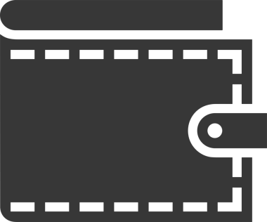 Web ve Grafiksel Tasarım için Minimalist Torba Simgesi Tasarım Biçimi Siyah ve Beyaz PNG