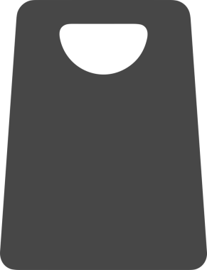 Web ve Grafiksel Tasarım için Minimalist Torba Simgesi Tasarım Biçimi Siyah ve Beyaz PNG