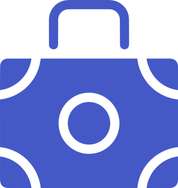 Web ve Grafiksel Tasarım için Minimalist Torba Simgesi Tasarım Biçimi Siyah ve Beyaz PNG