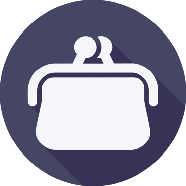 Web ve Grafiksel Tasarım için Minimalist Torba Simgesi Tasarım Biçimi Siyah ve Beyaz PNG