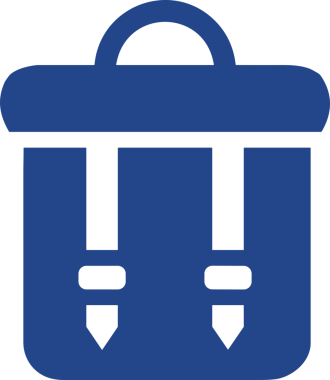 Web ve Grafiksel Tasarım için Minimalist Torba Simgesi Tasarım Biçimi Siyah ve Beyaz PNG