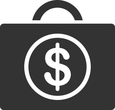 Web ve Grafiksel Tasarım için Minimalist Torba Simgesi Tasarım Biçimi Siyah ve Beyaz PNG