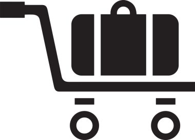 Web ve Grafiksel Tasarım için Minimalist Torba Simgesi Tasarım Biçimi Siyah ve Beyaz PNG