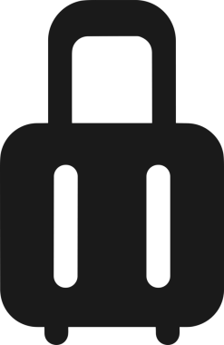 Web ve Grafiksel Tasarım için Minimalist Torba Simgesi Tasarım Biçimi Siyah ve Beyaz PNG