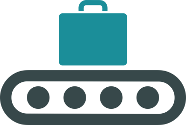 Web ve Grafiksel Tasarım için Minimalist Torba Simgesi Tasarım Biçimi Siyah ve Beyaz PNG