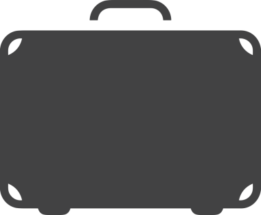 Web ve Grafiksel Tasarım için Minimalist Torba Simgesi Tasarım Biçimi Siyah ve Beyaz PNG