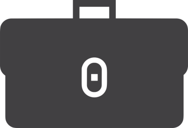 Web ve Grafiksel Tasarım için Minimalist Torba Simgesi Tasarım Biçimi Siyah ve Beyaz PNG