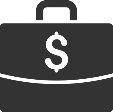 Web ve Grafiksel Tasarım için Minimalist Torba Simgesi Tasarım Biçimi Siyah ve Beyaz PNG