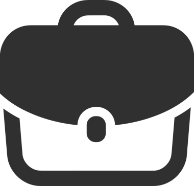 Web ve Grafiksel Tasarım için Minimalist Torba Simgesi Tasarım Biçimi Siyah ve Beyaz PNG