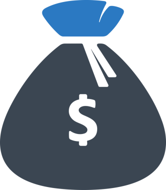 Web ve Grafiksel Tasarım için Minimalist Torba Simgesi Tasarım Biçimi Siyah ve Beyaz PNG