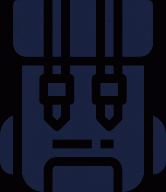 Web ve Grafiksel Tasarım için Minimalist Torba Simgesi Tasarım Biçimi Siyah ve Beyaz PNG