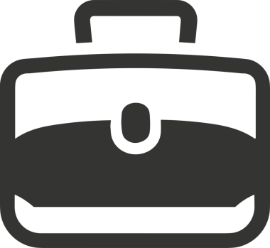 Web ve Grafiksel Tasarım için Minimalist Torba Simgesi Tasarım Biçimi Siyah ve Beyaz PNG