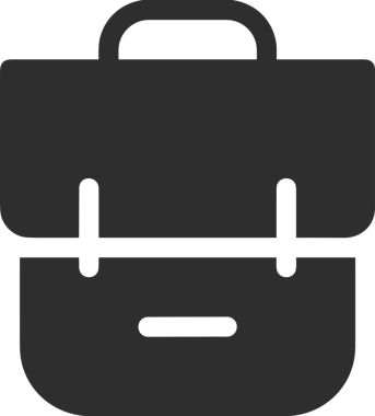 Web ve Grafiksel Tasarım için Minimalist Torba Simgesi Tasarım Biçimi Siyah ve Beyaz PNG