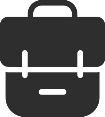 Web ve Grafiksel Tasarım için Minimalist Torba Simgesi Tasarım Biçimi Siyah ve Beyaz PNG