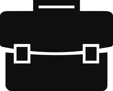 Web ve Grafiksel Tasarım için Minimalist Torba Simgesi Tasarım Biçimi Siyah ve Beyaz PNG