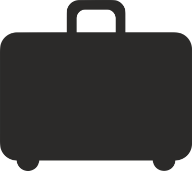 Web ve Grafiksel Tasarım için Minimalist Torba Simgesi Tasarım Biçimi Siyah ve Beyaz PNG