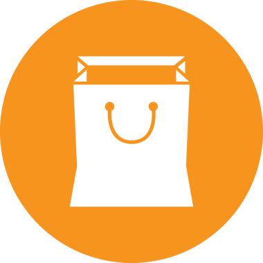 Web ve Grafiksel Tasarım için Minimalist Torba Simgesi Tasarım Biçimi Siyah ve Beyaz PNG