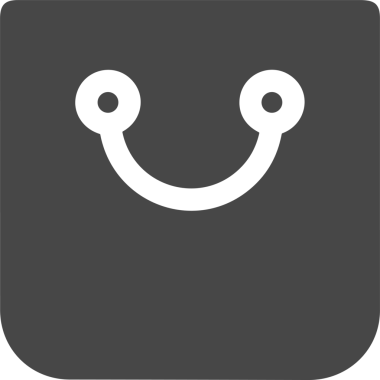 Web ve Grafiksel Tasarım için Minimalist Torba Simgesi Tasarım Biçimi Siyah ve Beyaz PNG