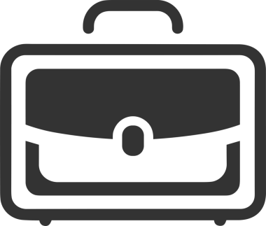 Web ve Grafiksel Tasarım için Minimalist Torba Simgesi Tasarım Biçimi Siyah ve Beyaz PNG