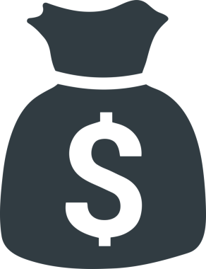 Web ve Grafiksel Tasarım için Minimalist Torba Simgesi Tasarım Biçimi Siyah ve Beyaz PNG