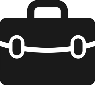 Web ve Grafiksel Tasarım için Minimalist Torba Simgesi Tasarım Biçimi Siyah ve Beyaz PNG