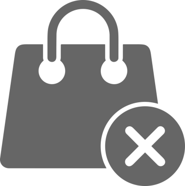 Web ve Grafiksel Tasarım için Minimalist Torba Simgesi Tasarım Biçimi Siyah ve Beyaz PNG