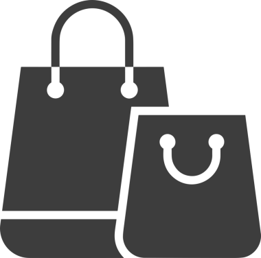 Web ve Grafiksel Tasarım için Minimalist Torba Simgesi Tasarım Biçimi Siyah ve Beyaz PNG