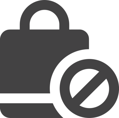 Web ve Grafiksel Tasarım için Minimalist Torba Simgesi Tasarım Biçimi Siyah ve Beyaz PNG