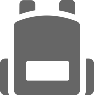 Web ve Grafiksel Tasarım için Minimalist Torba Simgesi Tasarım Biçimi Siyah ve Beyaz PNG