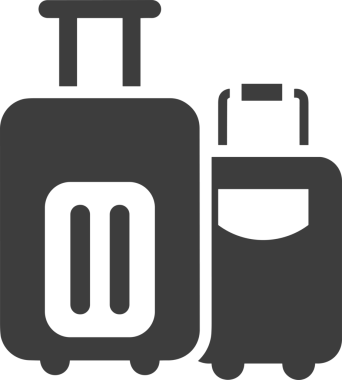 Web ve Grafiksel Tasarım için Minimalist Torba Simgesi Tasarım Biçimi Siyah ve Beyaz PNG