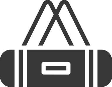 Web ve Grafiksel Tasarım için Minimalist Torba Simgesi Tasarım Biçimi Siyah ve Beyaz PNG