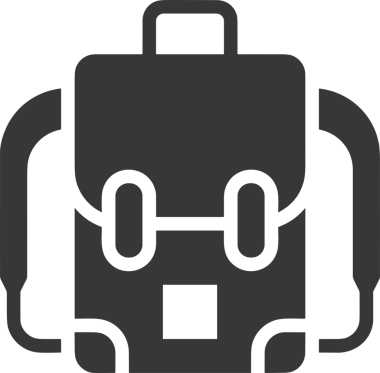 Web ve Grafiksel Tasarım için Minimalist Torba Simgesi Tasarım Biçimi Siyah ve Beyaz PNG