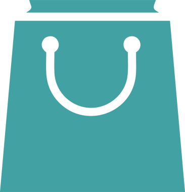 Web ve Grafiksel Tasarım için Minimalist Torba Simgesi Tasarım Biçimi Siyah ve Beyaz PNG