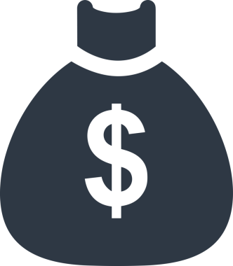 Web ve Grafiksel Tasarım için Minimalist Torba Simgesi Tasarım Biçimi Siyah ve Beyaz PNG