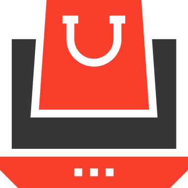 Web ve Grafiksel Tasarım için Minimalist Torba Simgesi Tasarım Biçimi Siyah ve Beyaz PNG