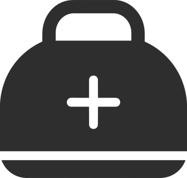 Web ve Grafiksel Tasarım için Minimalist Torba Simgesi Tasarım Biçimi Siyah ve Beyaz PNG