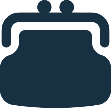 Web ve Grafiksel Tasarım için Minimalist Torba Simgesi Tasarım Biçimi Siyah ve Beyaz PNG