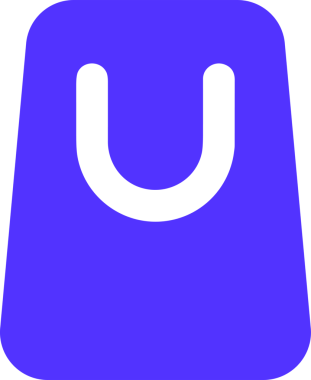 Web ve Grafiksel Tasarım için Minimalist Torba Simgesi Tasarım Biçimi Siyah ve Beyaz PNG