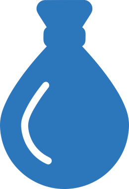 Web ve Grafiksel Tasarım için Minimalist Torba Simgesi Tasarım Biçimi Siyah ve Beyaz PNG