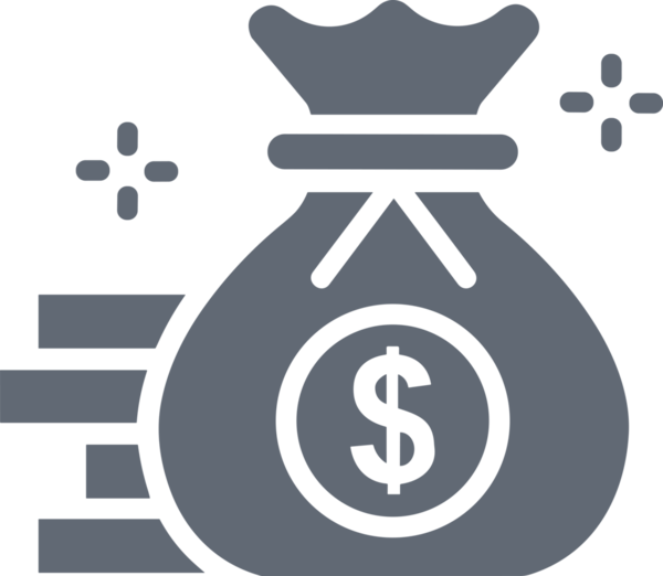 Web ve Grafiksel Tasarım için Minimalist Torba Simgesi Tasarım Biçimi Siyah ve Beyaz PNG